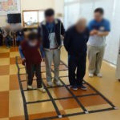 歩行訓練中の様子