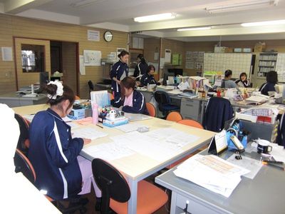 スタッフが活動するオフィス