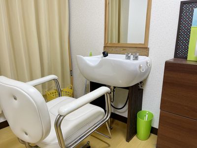広々とした洗面台