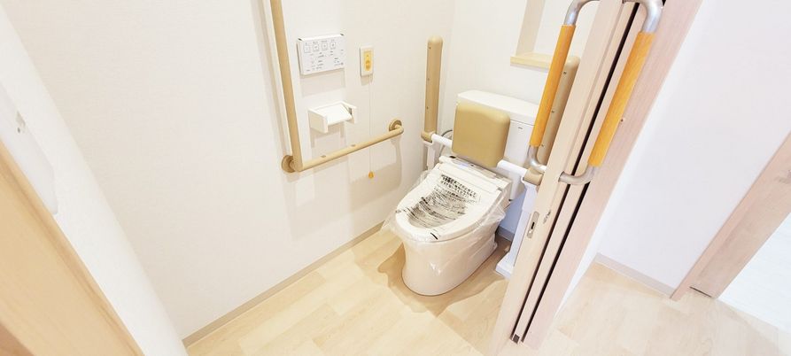 清潔な設備のトイレ