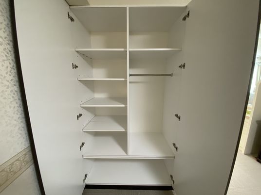 整備された居室の収納