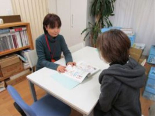 スタッフと利用者の対話