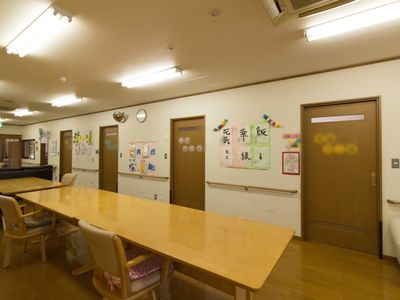 多目的室の温かい雰囲気