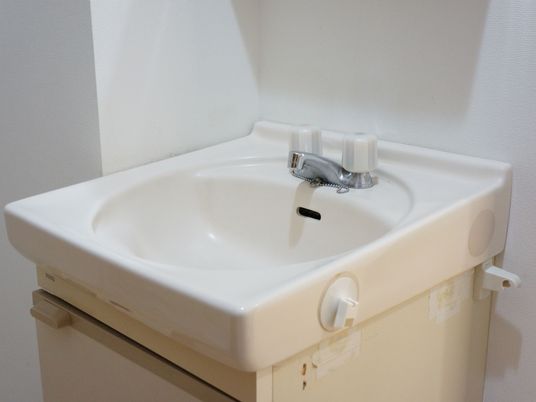 清潔な洗面台