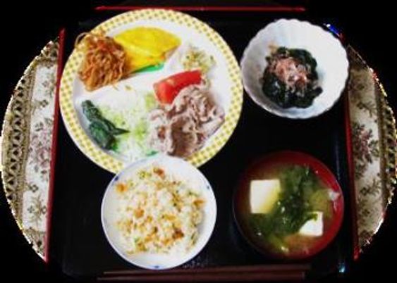 多彩な料理の御膳