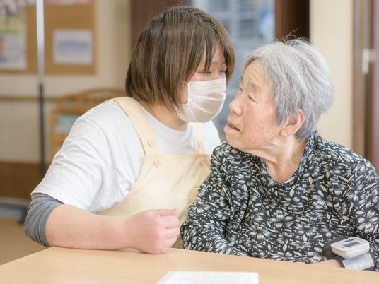 ケアスタッフと利用者の対話