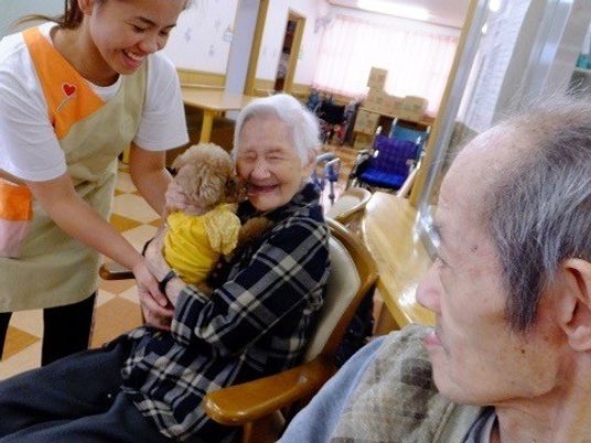 スタッフと利用者の交流