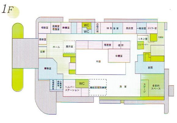 ゆったり過ごせる居室の間取り