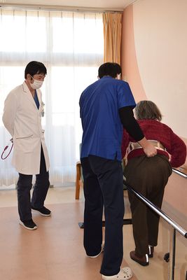 施設内の機能訓練室