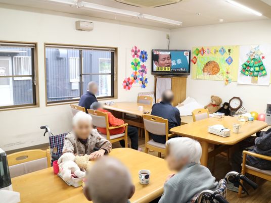 居室の日常風景