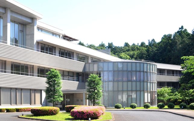 緑豊かな外観