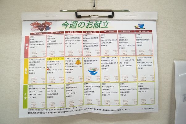 掲示物の情報レイアウト