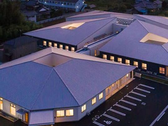 温かみのある建物外観