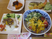 多彩な料理の皿