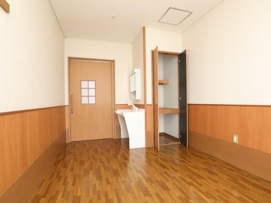 ゆったりとした空間の居室