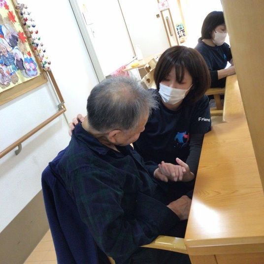 スタッフと利用者の対話