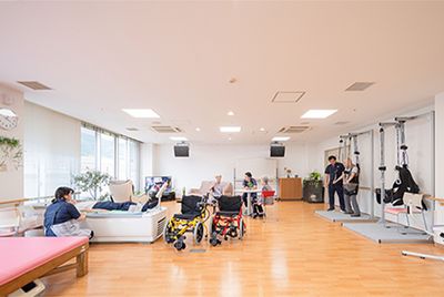 温もりある機能訓練室