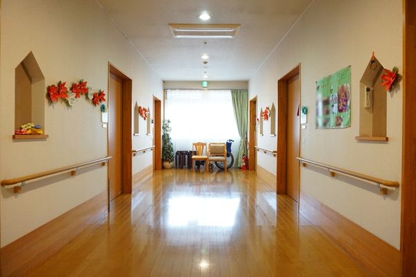 清潔感のある廊下