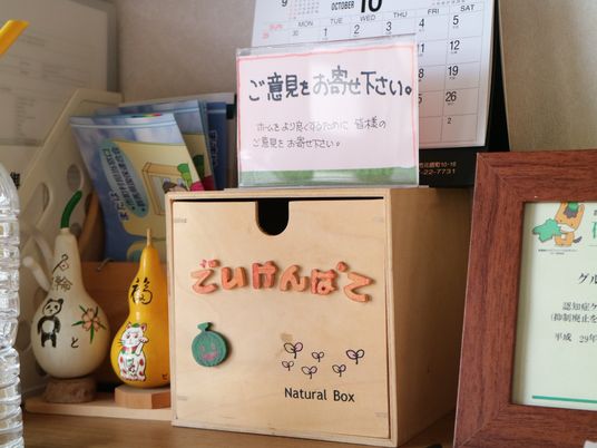 掲示物と飾りの一角