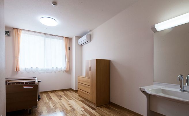 自然光が入る居室