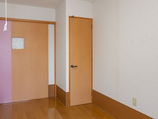 明るい居室の引き戸
