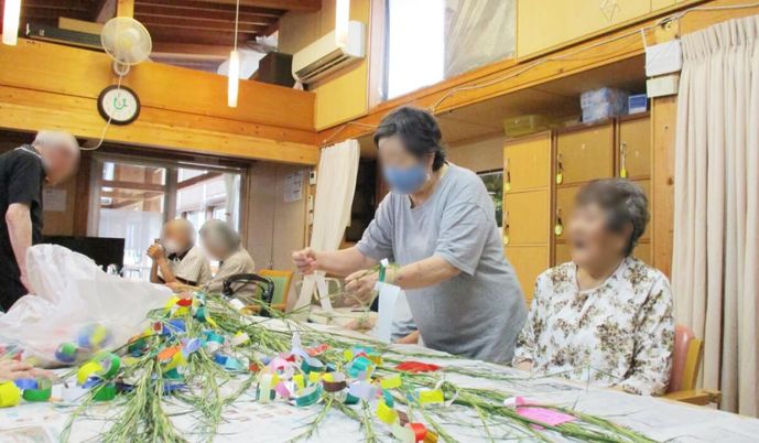 活動する利用者の様子