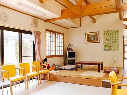 明るく広い居室