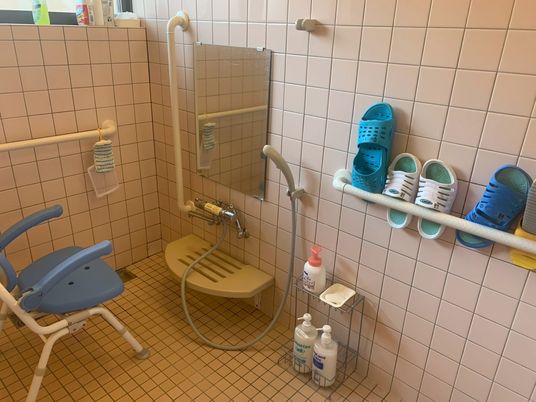 設備の整った浴室