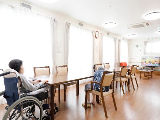 利用者の憩いの食堂