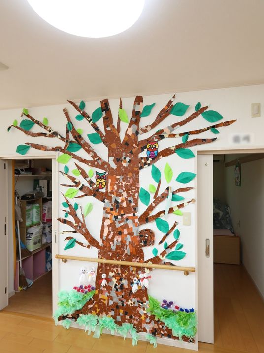 壁の手作り装飾アート