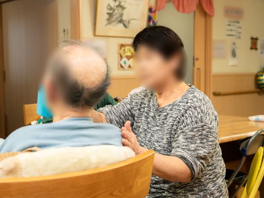 利用者同士の会話風景