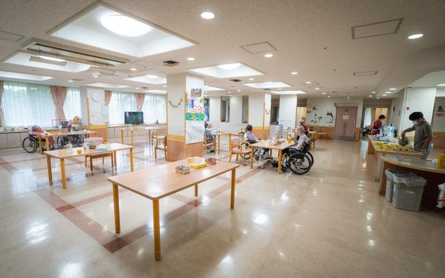 広々とした共有スペース