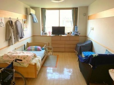 ベッドのある居室
