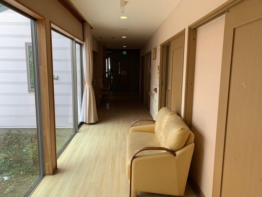 リラックスできる廊下