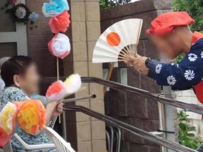 和風イベントのスタッフ活動