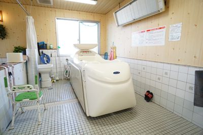 機能的な浴室設備