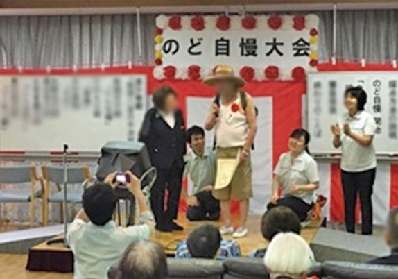 のど自慢大会の様子