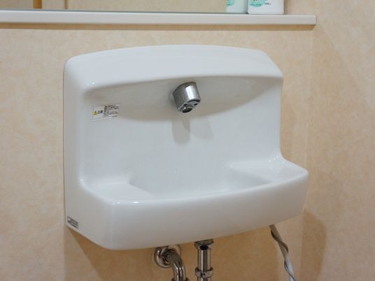 清潔な洗面台
