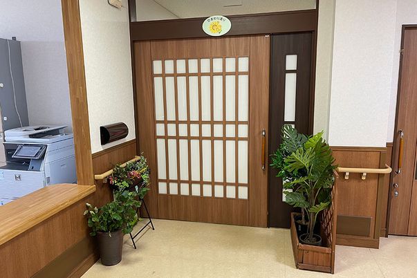 和風の出入口廊下