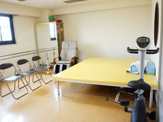 機能訓練用具がある部屋