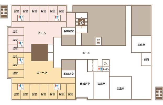 廊下の見取り図