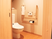 清潔なトイレの一角