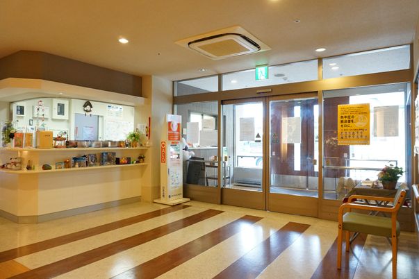 エントランスと受け付け
