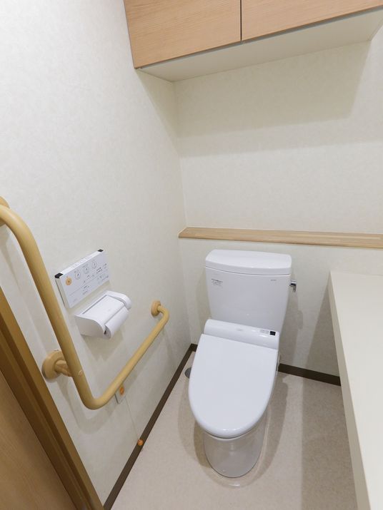 バリアフリーのトイレ設備