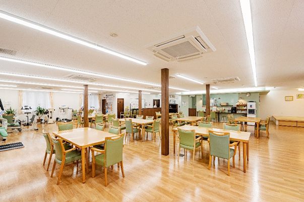 広々とした食堂