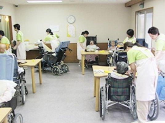 活動中の機能訓練室