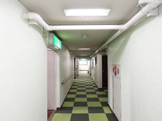 清潔感のある廊下