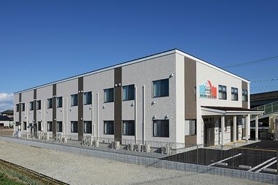 ゆとりのある新しい施設 外観