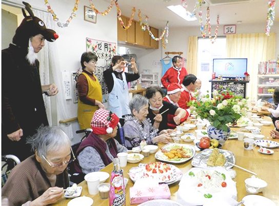 イベント中の食堂