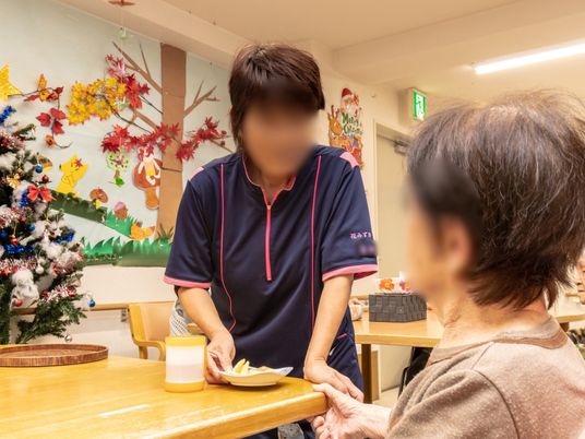 スタッフと利用者の対話